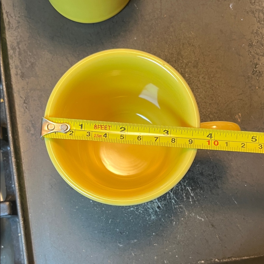 2 Vintage Fiesta Yellow Mugs - Picture 10 of 11